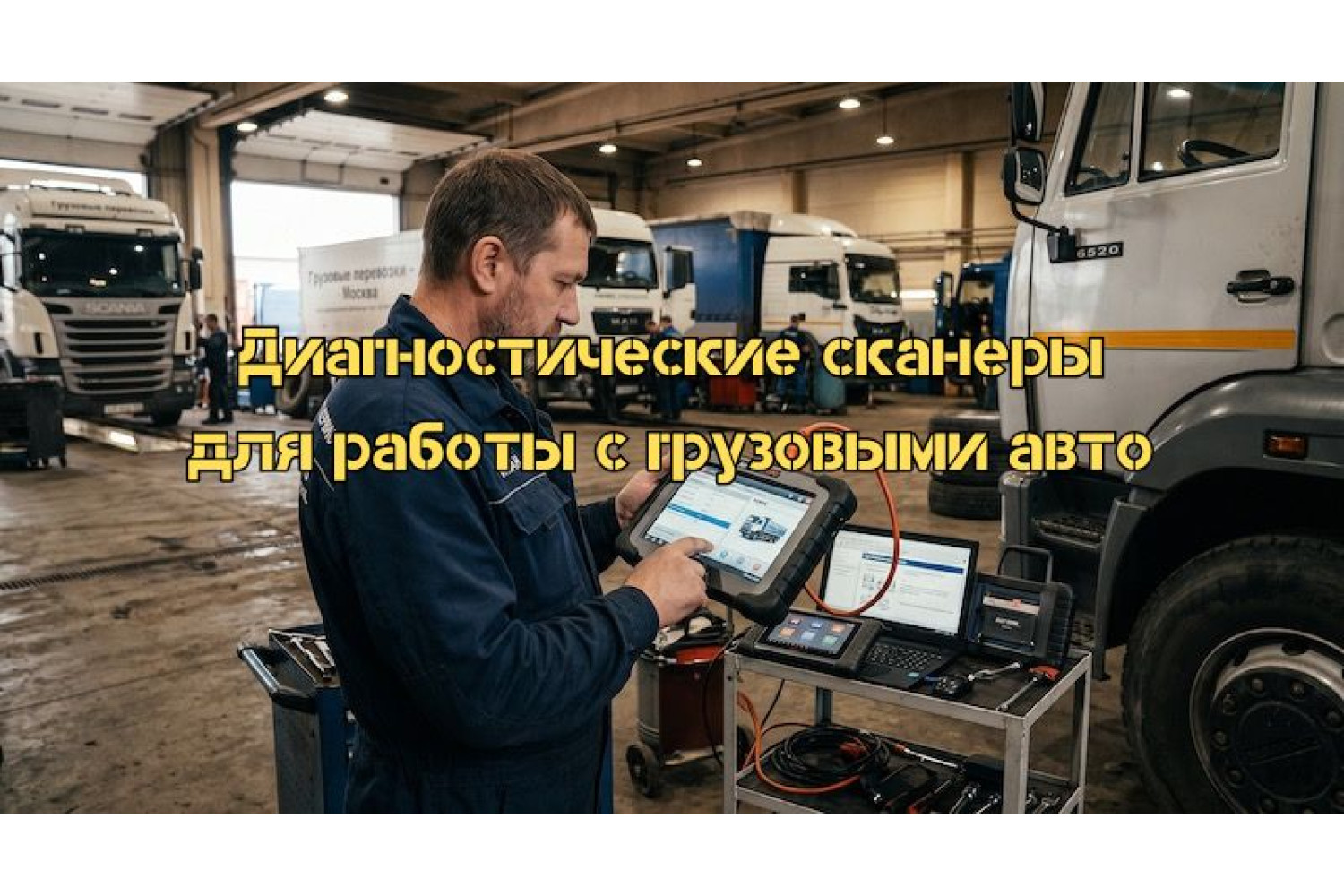 Как выбрать и использовать диагностический сканер для грузовых автомобилей