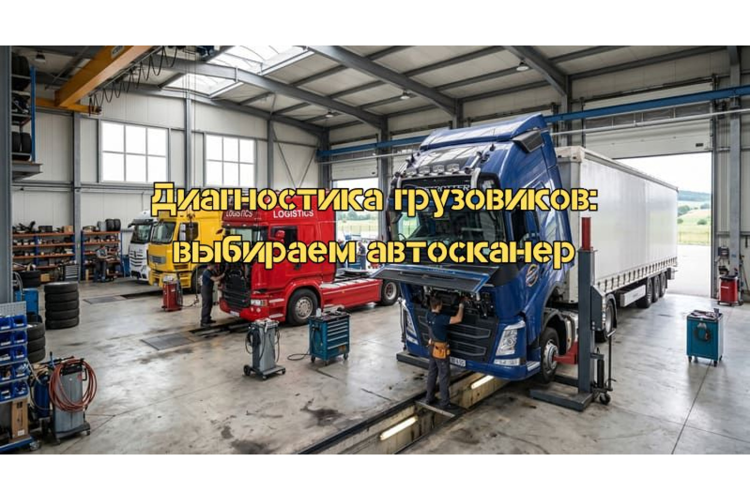 Вибираємо автосканер для діагностики вантажних автомобілів – ключові параметри та рекомендації