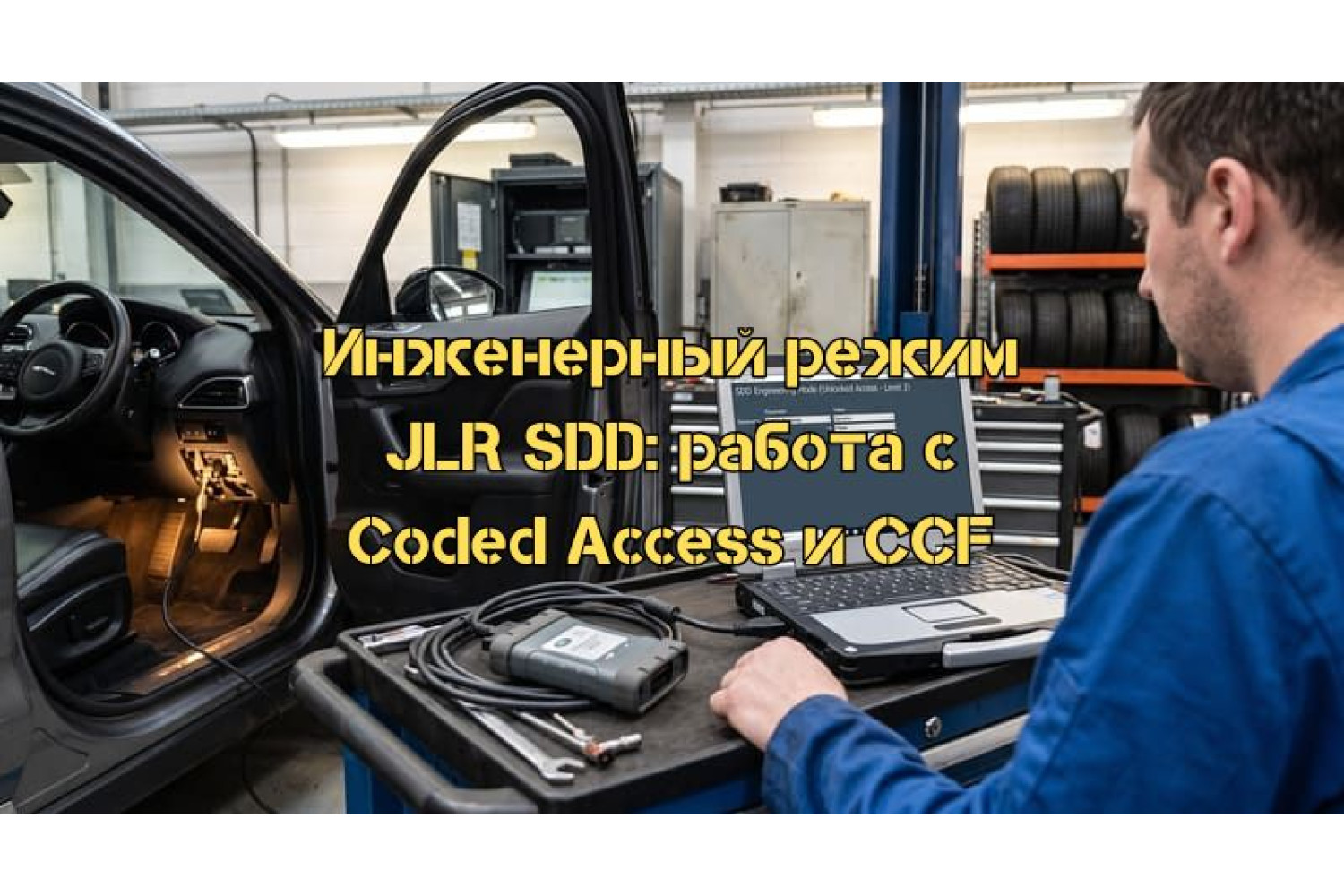 Инженерный режим JLR SDD: Настройка CCF и генератор паролей доступа