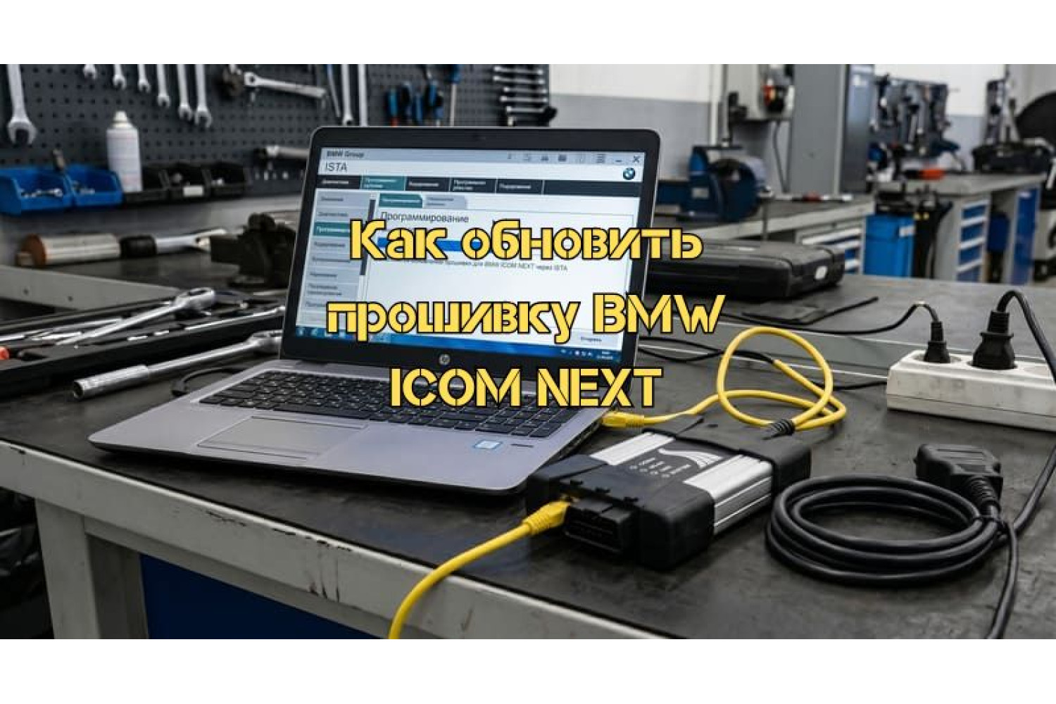 Покрокове керівництво з оновлення firmware BMW ICOM NEXT