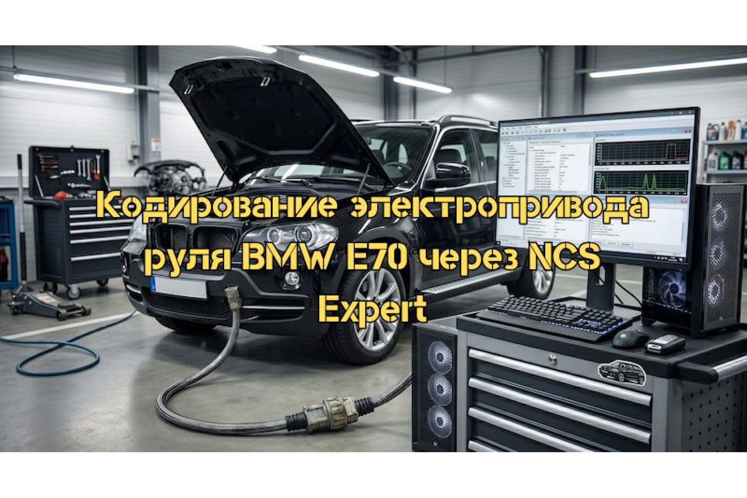 Налаштування та кодування електроприводу керма BMW X5 E70 за допомогою NCS Expert