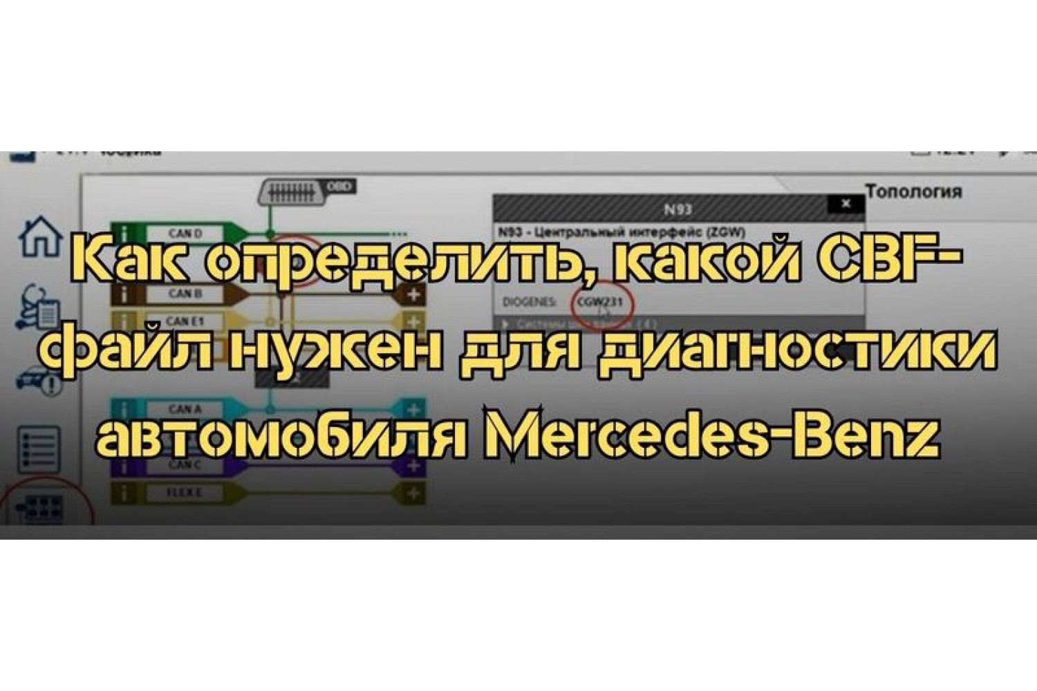 Выбор правильного CBF-файла для диагностики автомобиля Mercedes-Benz – пошаговое руководство