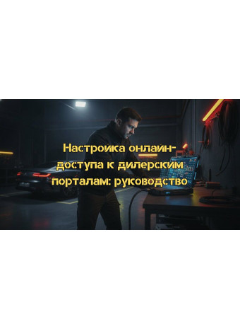 Настройка онлайн доступа к дилерским порталам: Полное руководство для автодиагноста 2026