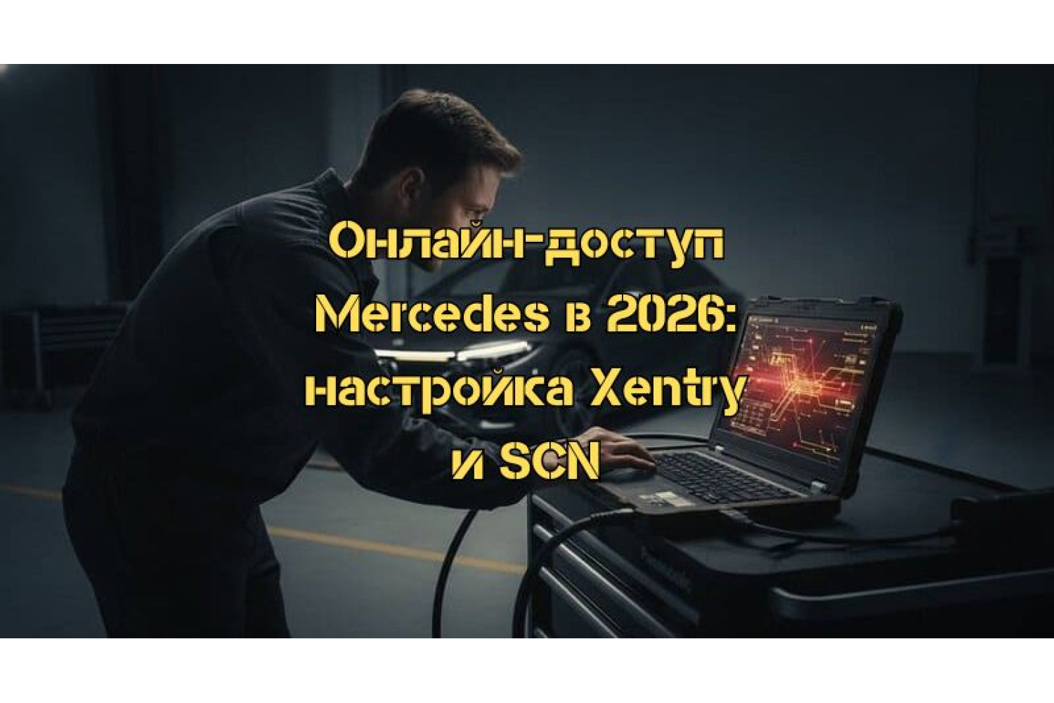 Настройка онлайн доступа Mercedes: руководство по SCN, WIS и Xentry в 2026 году