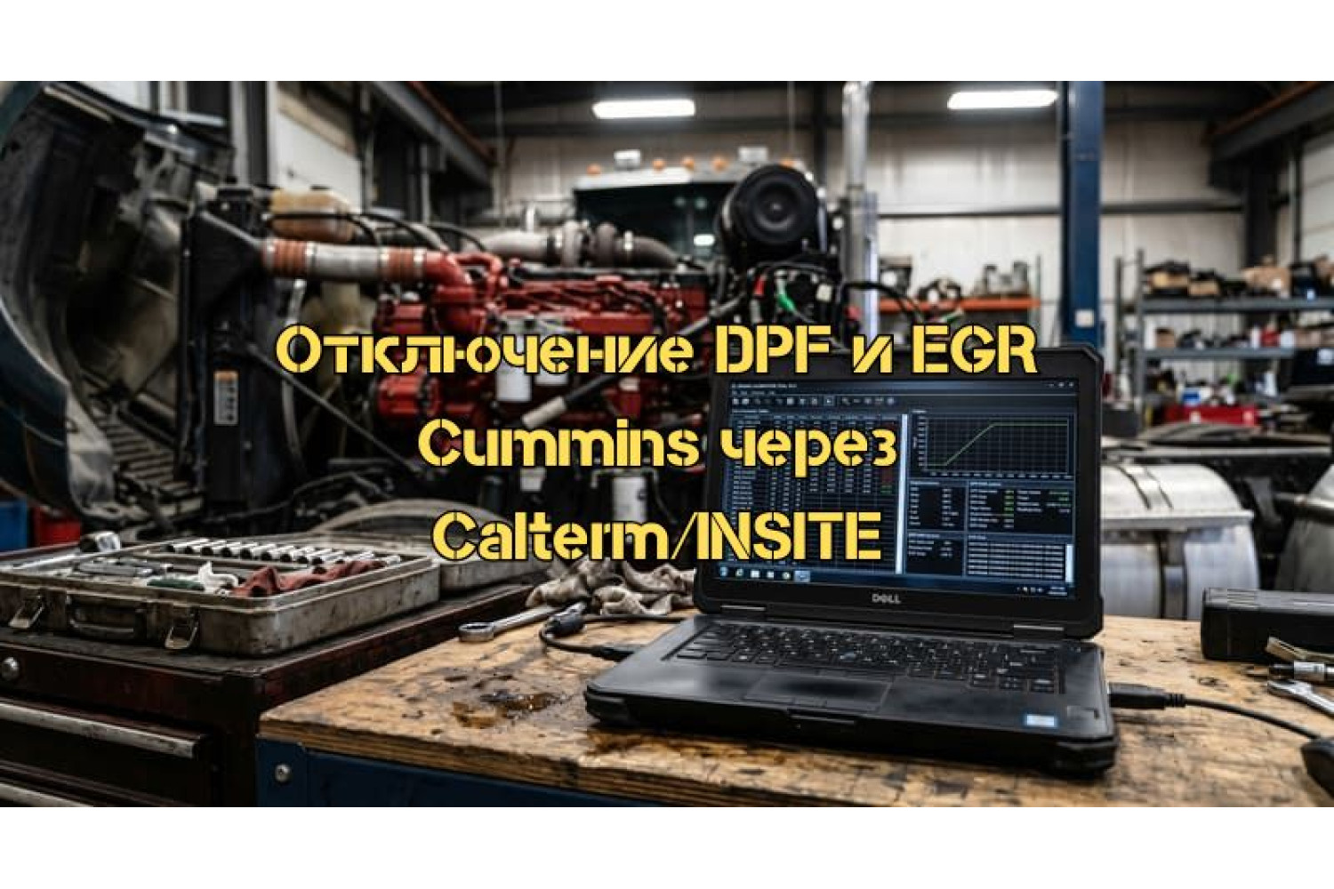 Программное отключение DPF и EGR на двигателях Cummins с помощью Calterm и INSITE: полное практическое руководство