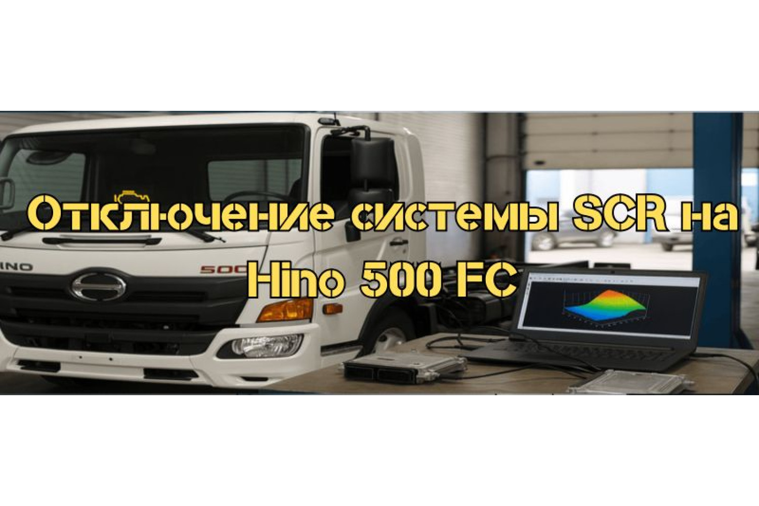 Отключение системы SCR на Hino 500 FC