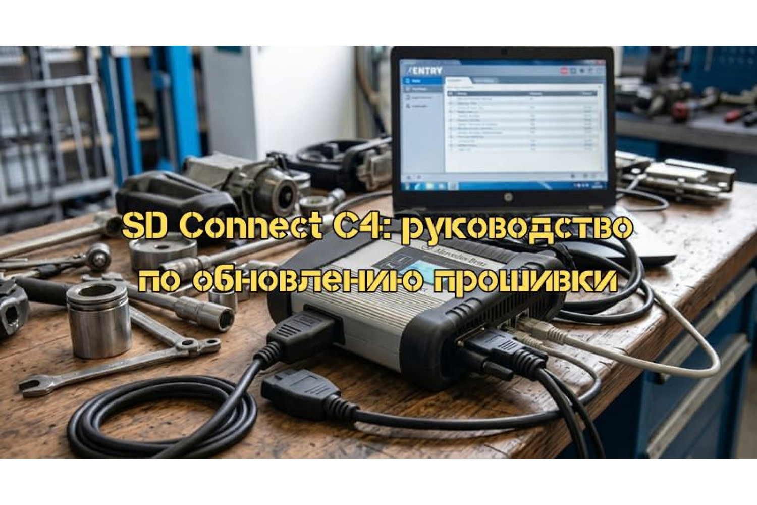 Полное руководство по обновлению прошивки китайского сканера Star Diagnosis SD Connect C4