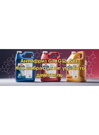 Антифриз G11, G12, G13: Как выбрать и не угробить двигатель