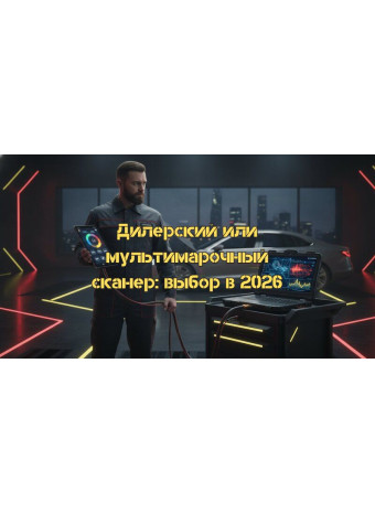 Дилерский сканер или мультимарочный: что выбрать для профессиональной диагностики в 2026 году