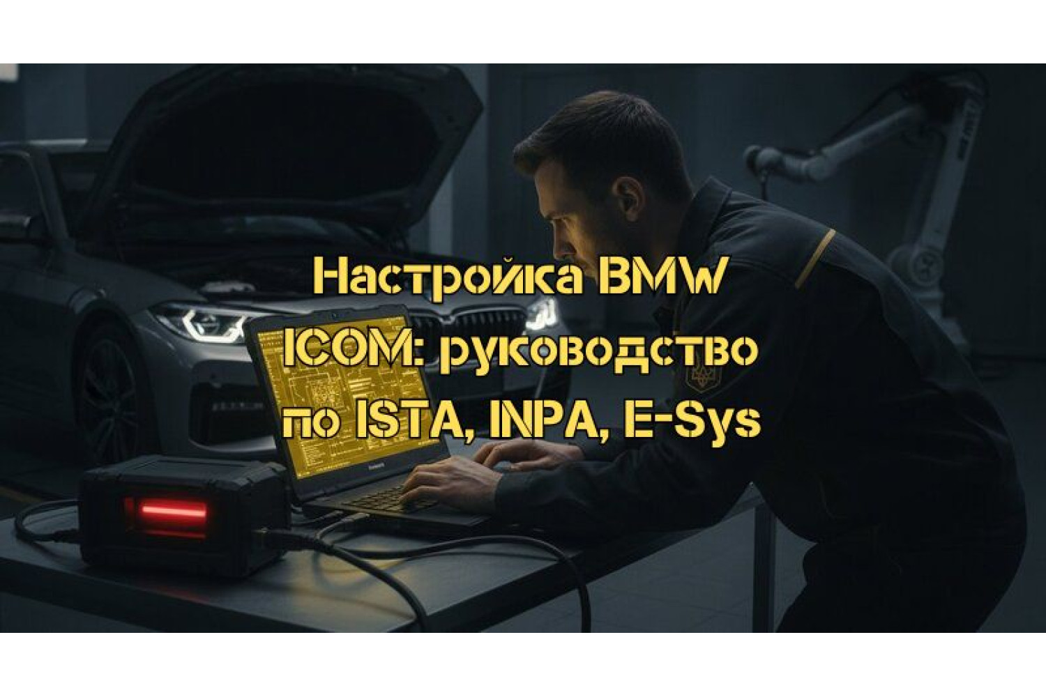 Как настроить ICOM для BMW: полное руководство по подключению ISTA, INPA и E-Sys в 2026 году