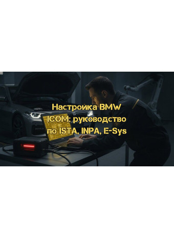 Как настроить ICOM для BMW: Полное руководство по подключению ISTA, INPA и E-Sys в 2026 году