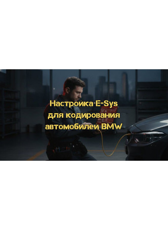 Диагностика и кодирование BMW через E-Sys: Полное руководство по настройке в 2026 году