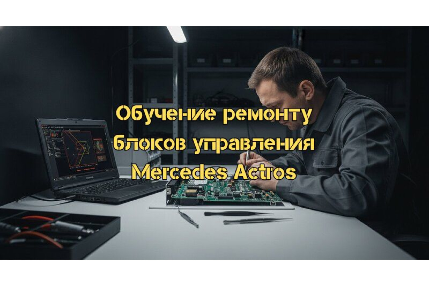 Обучение ремонту блоков управления Mercedes Actros: профессиональный подход для автоэлектриков