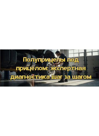 Полуприцепы под прицелом: экспертная диагностика шаг за шагом