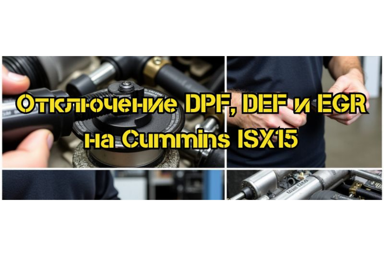 Отключение DPF, DEF и EGR на Cummins ISX15: пошаговое руководство