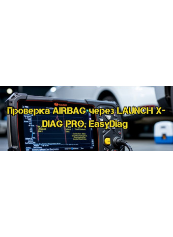Проверка AIRBAG через LAUNCH X-DIAG PRO, EasyDiag