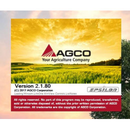 Установка программы AGCO Epsilon AG Agricultural North America 2020