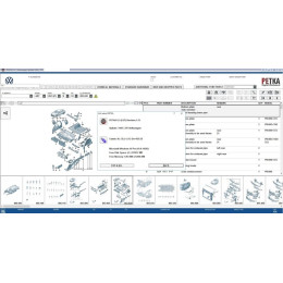 Установка каталога запчастей PETKA для VW, Seat, Skoda, Audi, Porsche