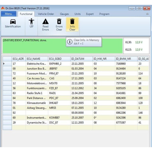 Установка программы BMW Dr.Gini (при наличии ПО INPA)