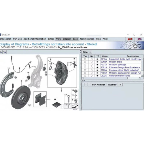 Установка программы BMW ETK  каталога запчастей BMW, Mini, Rolls Royce, EPC 01.2020