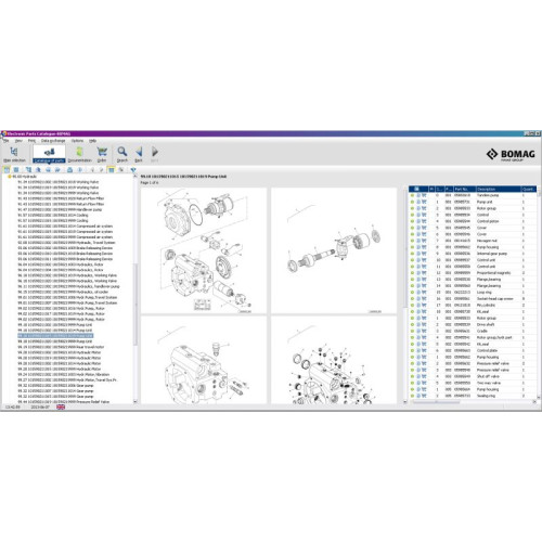 Установка каталога запчастей BOMAG EPC