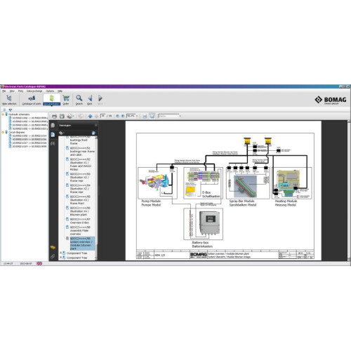 Установка каталога запчастей BOMAG EPC