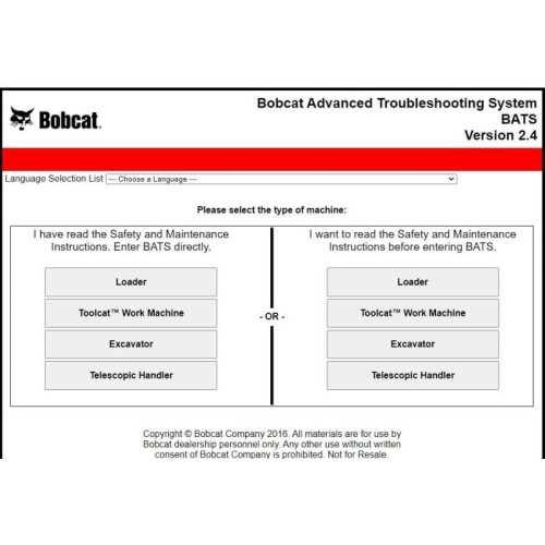 Каталог запчастей Bobcat EPC 2021