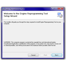 Установка программы Caterpillar Engine Reprogramming Tool ERT