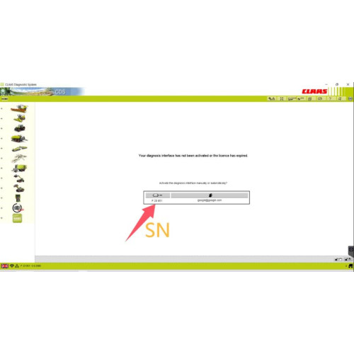 Настройка прибора диагностики CLAAS CDS Interface Activation