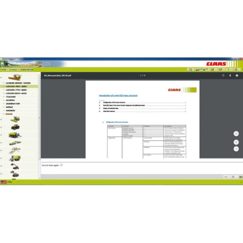Установка программы CLAAS Diagnostic System CDS 5000