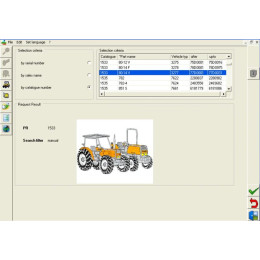 Установка каталога запчастей CLAAS Metadoc для тракторов Renault и CLAAS