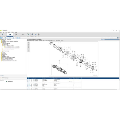 CLAAS Parts Doc 2.2: Каталог запчастей для сельхозтехники CLAAS (тракторы, комбайны)