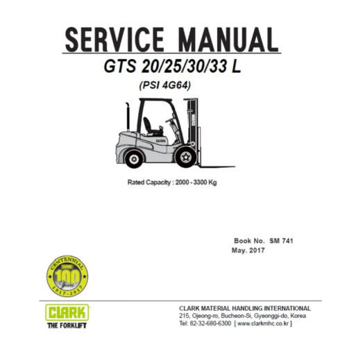 Техническая документация CLARK Service Manuals 2020