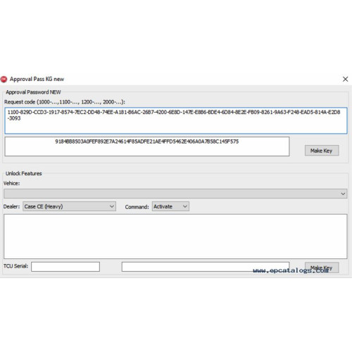 Установка CNH EST Approval Password Generator: Генератор паролей для Case и New Holland