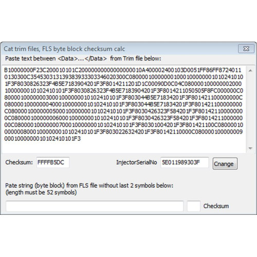 Установка программы для расчета контрольных сумм Caterpillar Checksum Сalculator