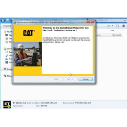 Установка программы Caterpillar Electronic Technician ET 2019