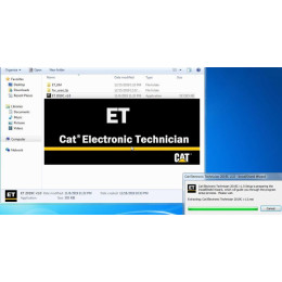 Установка программы Caterpillar Electronic Technician ET 2019