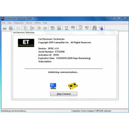 Установка программы Caterpillar Electronic Technician ET 2019
