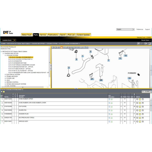 Установка программы Caterpillar Forklift MCFA или MCFS 10.2024