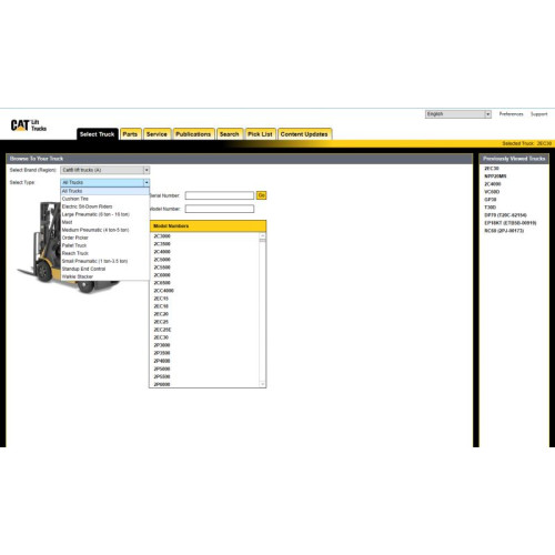 Установка программы Caterpillar Forklift MCFA или MCFS 10.2024
