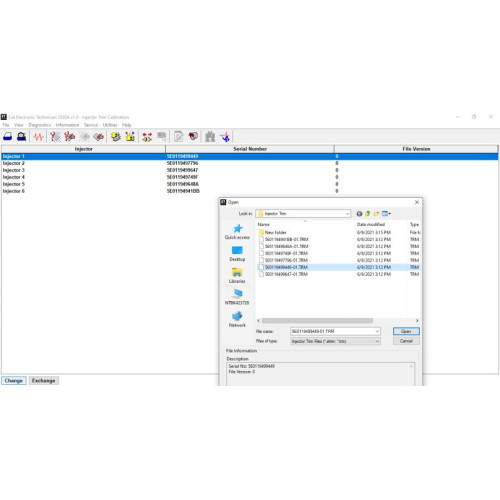 Набор файлов Caterpillar Injector Trim Files 9000 files 2020