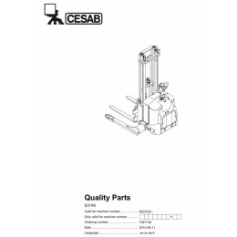 Установка каталога запчастей Cesab Forklift EPC + набор Service Manuals