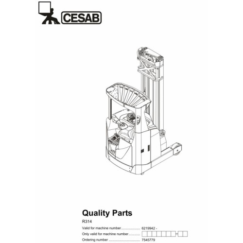 Установка каталога запчастей Cesab Forklift EPC + набор Service Manuals