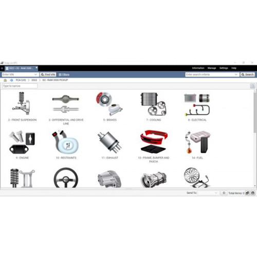 Установка программы Chrysler Fiat FCA EPC