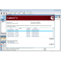 Установка программы Cummins Calterm 5.17 + MetaFiles