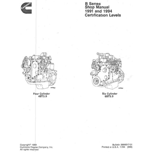 Набор мануалов Cummins Full Manuals