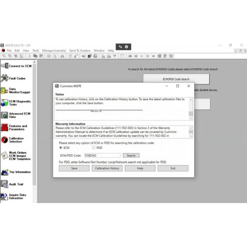 Установка баз Cummins Incal (calibration files) для Cummins Insite 8 версии и новее