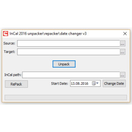 Установка программы Cummins Incal unpacker repacker date changer