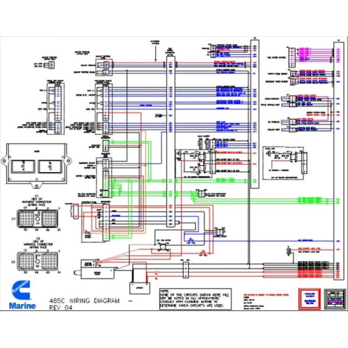Электросхемы Cummins Wiring Diagram