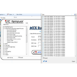Установка программы DTC Remover 1.8.5 - удалять коды ошибок из прошивок (дампов) ЭБУ